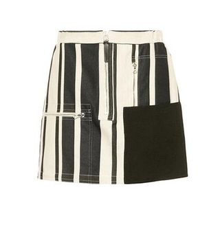 Acne Studios + Hilaria Cotton and Linen Miniskirt