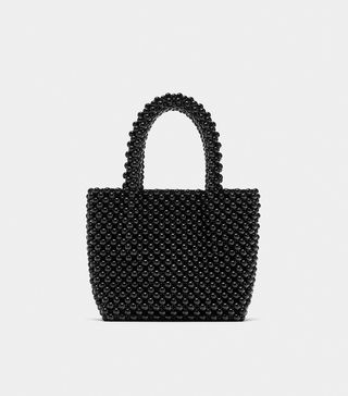 Zara + Mini Tote Bag With Studs