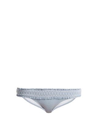 Heidi Klein + Cassis Smocked Bikini Briefs