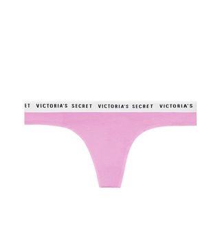 Victoria's Secret + Logo-Waist Thong Panty