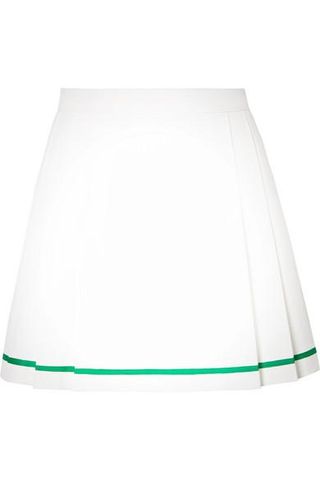 Tory Sport + Pleated Crepe Tennis Skirt