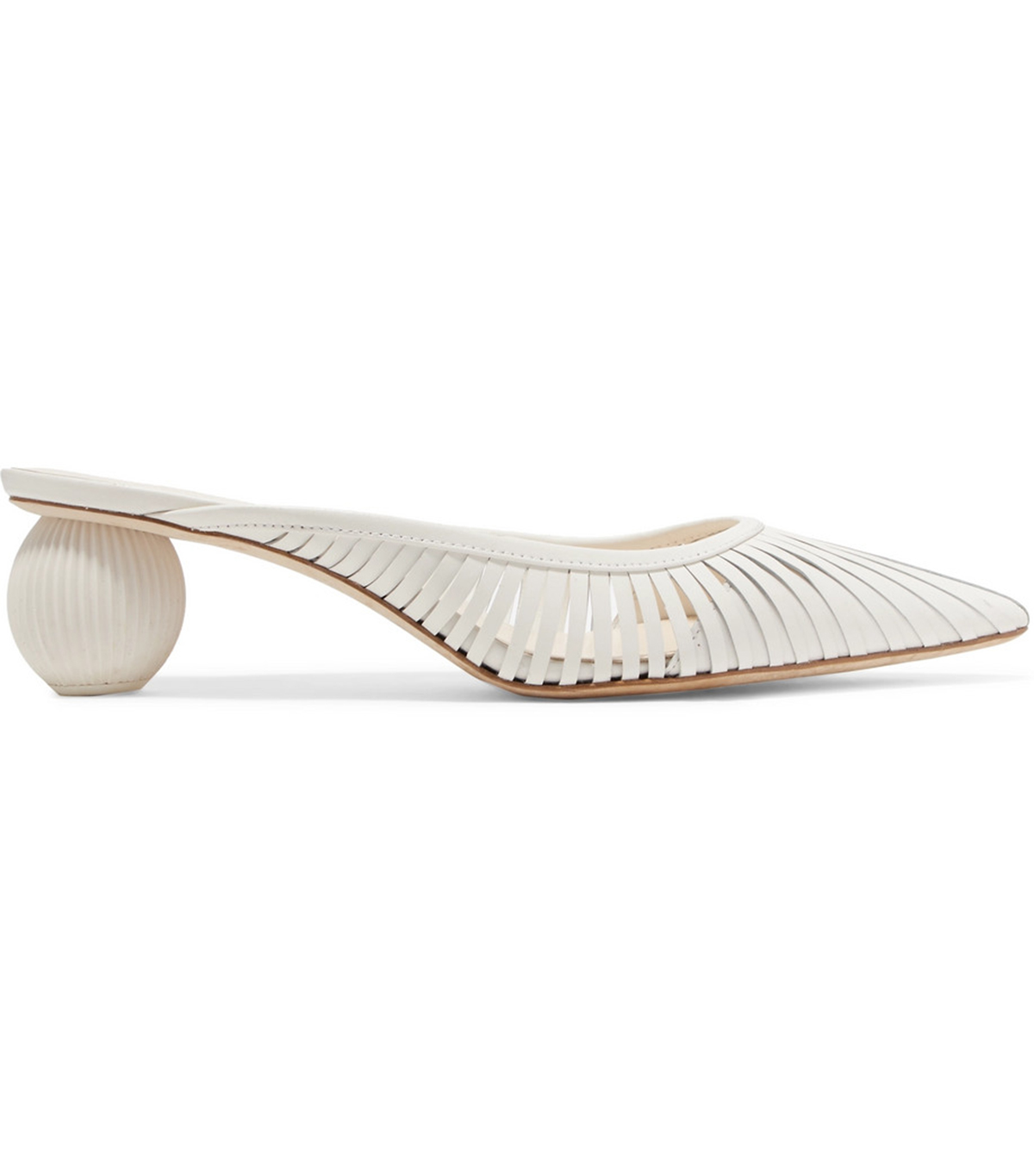 Cult Gaia + Alia Leather Mules