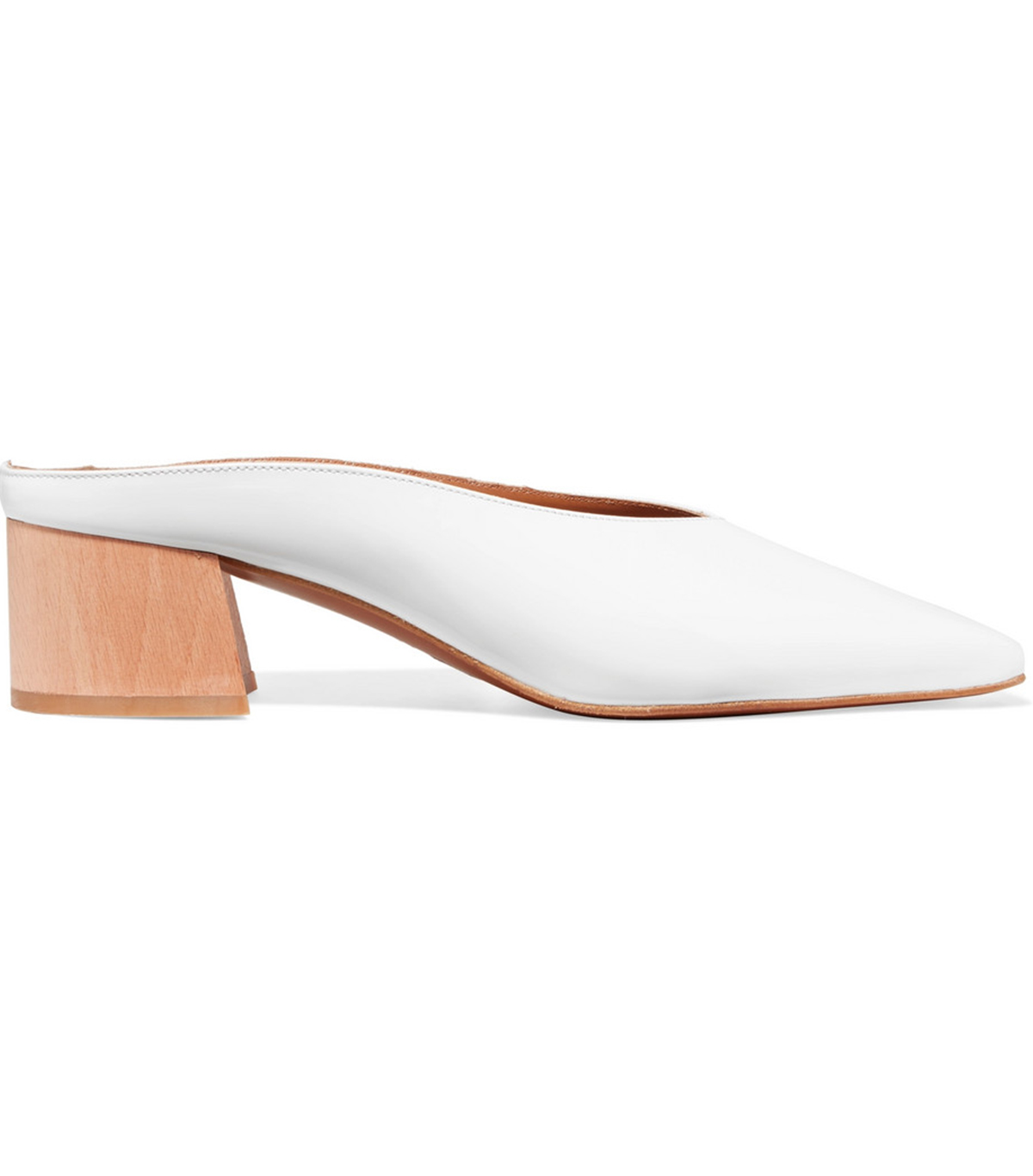 By Far + Karen Patent-Leather Mules