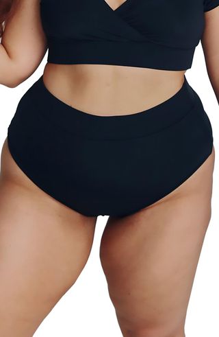 Alpine Butterfly + Lover High Waist Bikini Bottoms