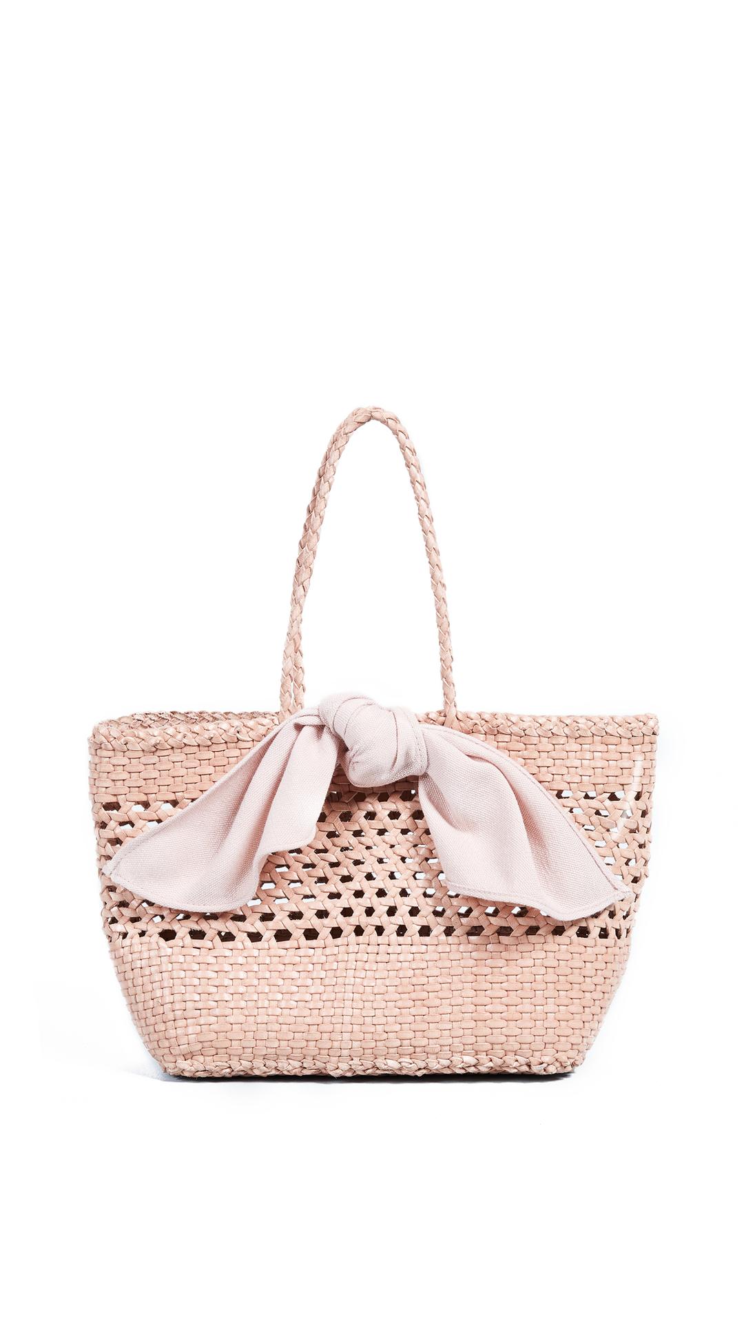 Loeffler Randall + Edith Woven Leather Mini Tote