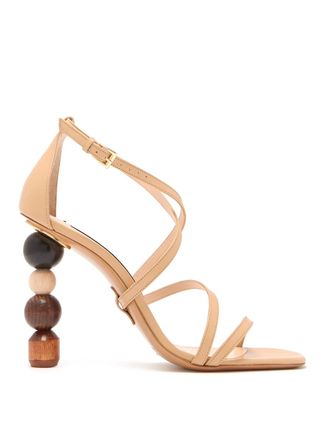 Jacquemus + Rumba Ornamental-Heel Leather Sandals