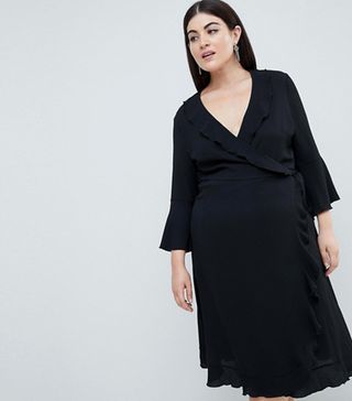 Outrageous Fortune + Plus Ruffle Wrap Dress