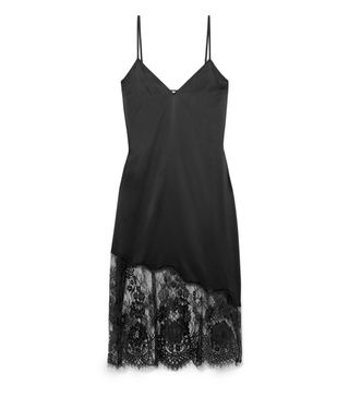 Cami NYC + The Selena Lace-Trimmed Stretch-Silk Charmeuse Chemise