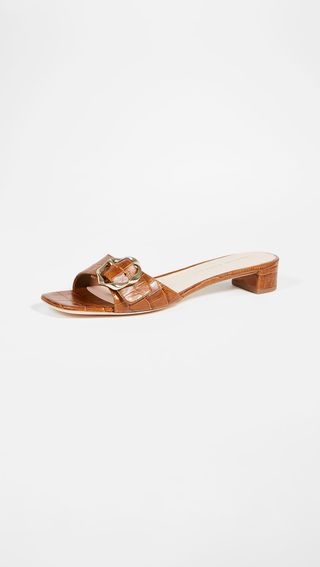 Loeffler Randall + Edie Twisted Single Buckle Slides