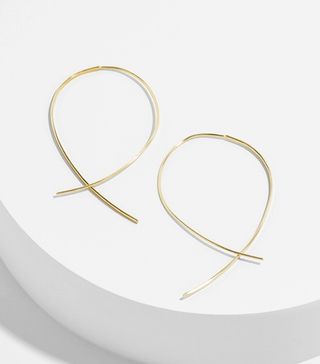 BaubleBar + Pallone 18k Gold Plated Hoop Earrings