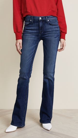 Hudson Jeans + Drew Mid Rise Boot Cut Jeans