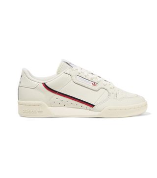 Adidas Originals + Continental 80 Grosgrain-Trimmed Leather Sneakers