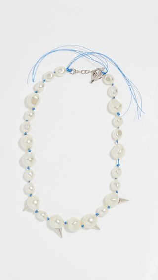 Marni + Spiked Pearl Necklace