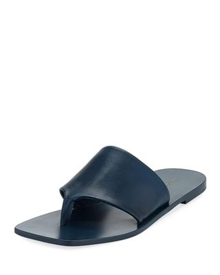 The Row + Flat Napa Leather Thong Sandal