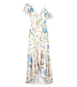 OWNTHELOOK.COM + Floral Asymmetric Maxi Dress