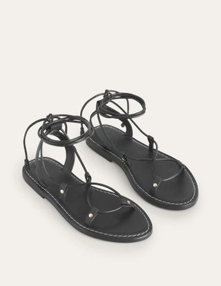 Boden + Scarf Wrap Sandals