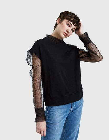 5 Sheer Shirt Outfits That Are Actually Practical | Who What Wear
