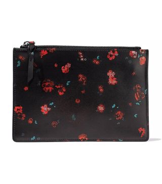 IRO + Floral-Print Leather Pouch