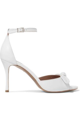 Tabitha Simmons + Mimi Bow-Embellished Leather Sandals