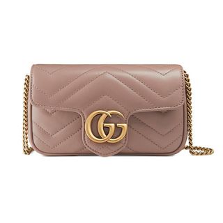 Gucci + GG Marmont Matelassé Leather Super Mini Bag