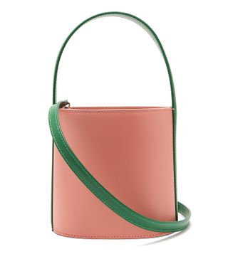 Staud + Bissett Leather Bucket Bag