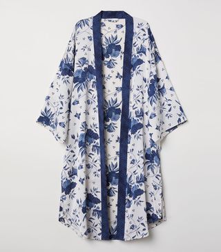 H&M + Crêped Satin Kimono
