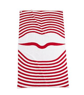 CB2 + Red Lips Beach Towel