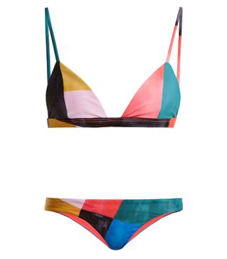 Mara Hoffman + Astrid Triangle Bikini Top
