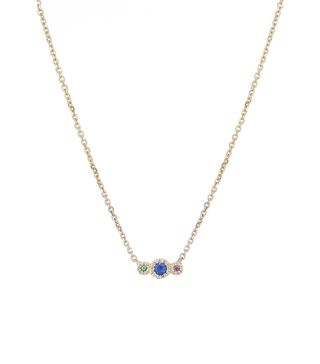 Jennie Kwon Designs + Blue Sapphire Journey Necklace