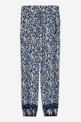 Topshop + Printed Jogging Bottom by Band of Gypsies