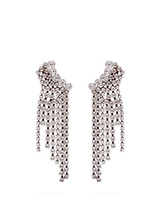 Isabel Marant + Strass Crystal Embellished Cascade Earrings