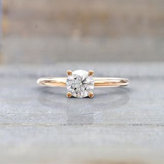 Gioielli Rings + Moissanite Engagement Ring