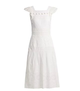 Sea + Sofie Broderie-Anglaise Cotton Dress