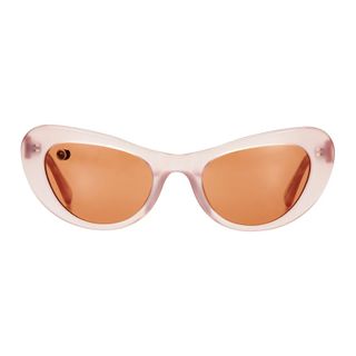 Poms Eyewear + Nuovo Pink & Tan Sunglasses