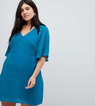 Fashion Union + Mini Dress With Frill Sleeves
