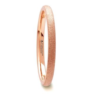 Ember + Domed Rose Gold Plated Tungsten Carbide Ring