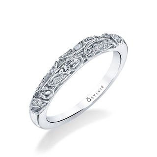 Sylvie + Vintage Inspired Wedding Ring Band