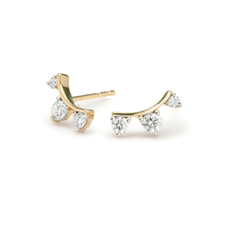 Adina Reyter + 3 Diamond Amigos Earrings