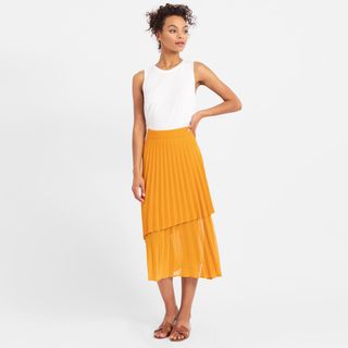 Modern Citizen + Robyn Double Layer Pleated Skirt