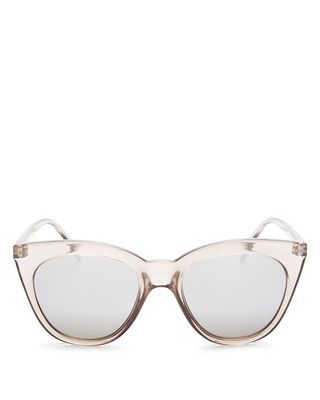 Le Specs + Halfmoon Magic Cat Eye Sunglasses