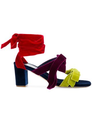 Gia Couture + Ankle Strap Heeled Sandals