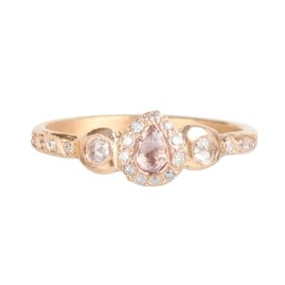 Elisa Solomon + Pavlova Pink Sapphire Ring