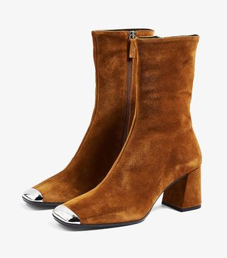 Topshop + Maxwell Suede Ankle Boots