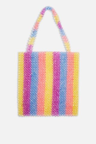 Topshop + Beaded Tote Bag