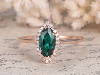 Kilar Jewelry + Emerald Engagement Ring