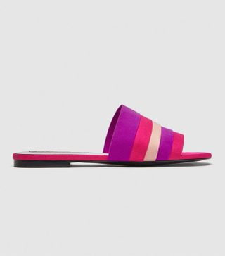 Zara + Colored Flat Sandals