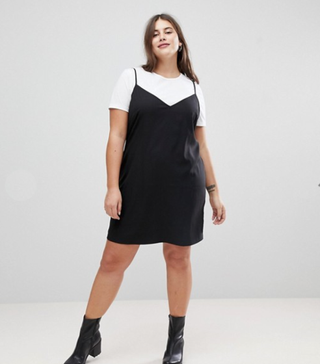 ASOS + Plus Size Mini Cami Slip Dress