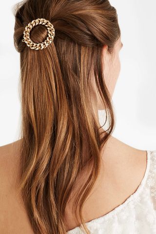 Rosantica + Ingranaggio Gold-Tone Pearl Hairclip