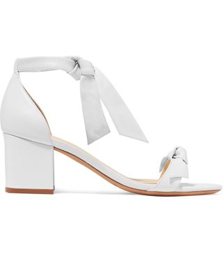 Alexandre Birman + Clarita Bow-Embellished Leather Sandals