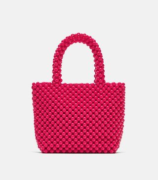 Zara + Mini Tote Bag with Studs
